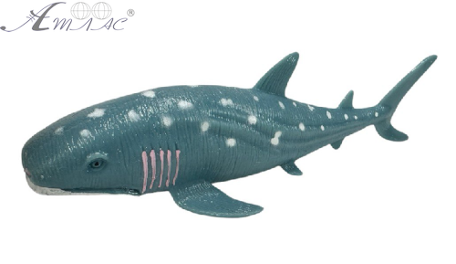 Іграшка силіконова антистрес Акула блакитна в цятку 21см. 05687 Іграшка силіконова антистрес Акула блакитна в цятку 21см. 05687