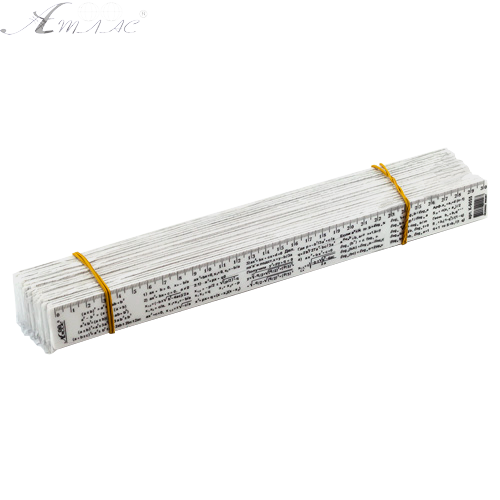 Линейка 30 см  Алгебра снежно-белая в упаковке AS-0610 фото 2