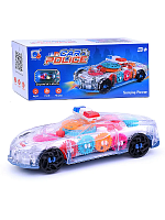 Игрушка машинка Полиция яркая с шестеренками ездит со светом и звуком  31338-G2