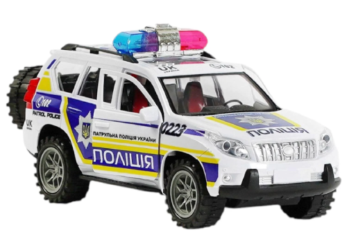 Игрушка Машинка Джип Патрульная Полиция Украины 27 см Тойота  TK-0223