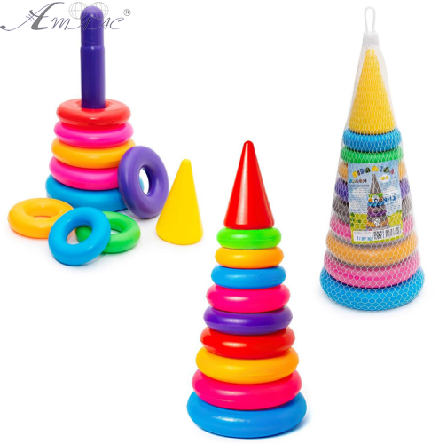 Іграшка Піраміда пластикова 15 х 33 см Bamsic  018