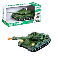 Ігрушка Танк інерційний світло звук 30см в коробці  WH1225A-1