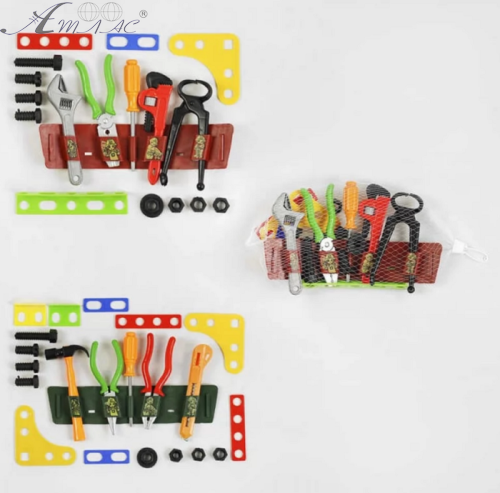 Игрушка Набор инструментов на поясе в сетке 99310-2 Игрушка Набор инструментов на поясе в сетке 99310-2