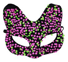 Іграшка Маска Кішки кольорова яскрава в паєтках  11326