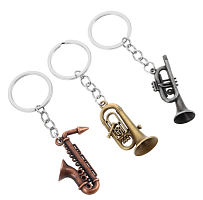 Брелок Труба музична духова метал мікс  ВТ-3725