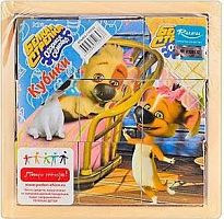 Іграшка Дерев'яна Кубики Білка та Стрілка 12,5х12,5х3,5 см  6282