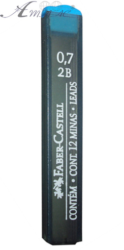 Грифель для механічних олівців FC 0,7 мм 2В 12 шт 13986