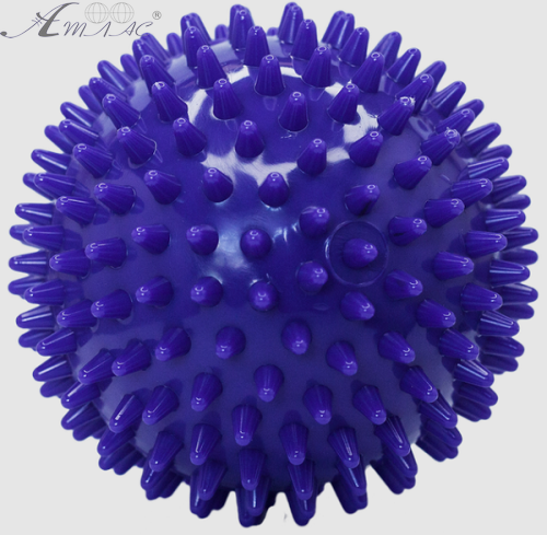 Іграшка М'ячик 10 см з шипами масажний жорсткий  04121