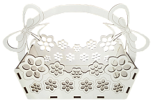 Сувенир Корзинка с бантами 35 х 15 х 20 см  AS-6260
