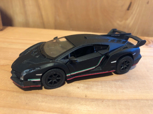Машинка Kinsmart Lamborghini Veneno матовый  KT5452W фото 2
