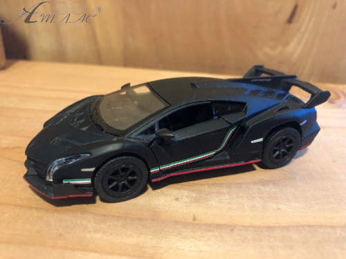 Машинка Kinsmart Lamborghini Veneno матовий  KT5452W фото 2