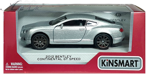 Машинка Kinsmart Bentley Contin. GT Speed 2012 KT5369W Машинка Kinsmart Bentley Contin. GT Speed 2012 KT5369W