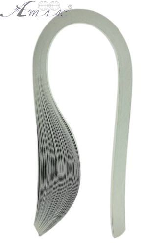 Бумага для Квиллинга Серый платиновый 5мм 50полос 42см  00927