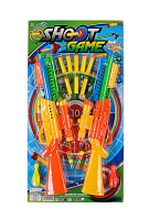 Игрушка Набор Оружия 2 ружья стреляют поролоновыми пулями с присоской  17491