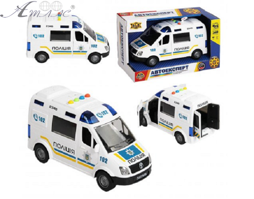 Машинка АвтоЭксперт Полиция инерционная 22 см 69609 фото 2 Машинка АвтоЭксперт Полиция инерционная 22 см 69609 фото 2