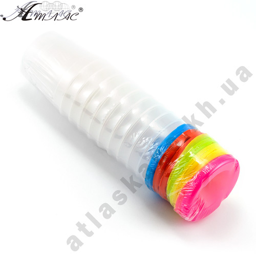 Стакан-непроливайка зі штрих-кодом 7,6 х 7,6 х 7,6 см AS-0022, К-9020 фото 2