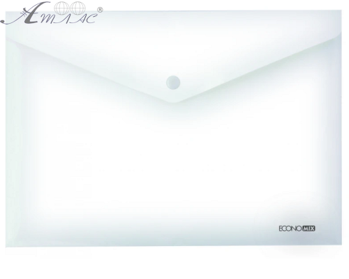 Папка на кнопке А5 Economix прозрачная 31316-00 Папка на кнопке А5 Economix прозрачная 31316-00