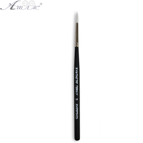 Пензлик синтетичний круглий Synt.Toray № 1 чорний, товста ручка 18 см 1211 Пензлик синтетичний круглий Synt.Toray № 1 чорний, товста ручка 18 см 1211