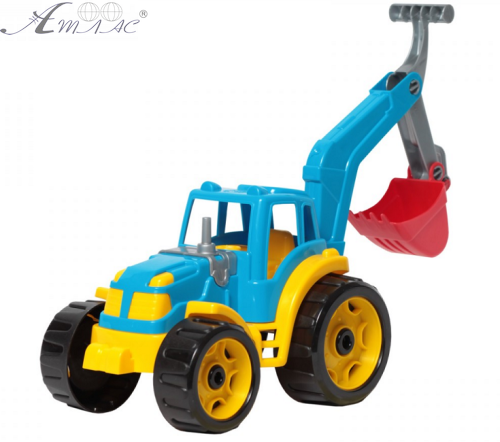 Игрушка Трактор с ковшом 25 см пластик Технок  3435