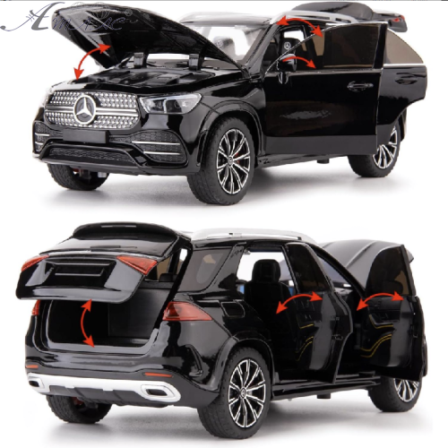 Машинка Автоексперт Mercedes-Benz GLE 350 чорна 20 см двері світло звук  1841-12 фото 2