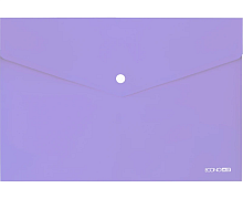 Папка на кнопке А4 Economix сереневая  31301-88