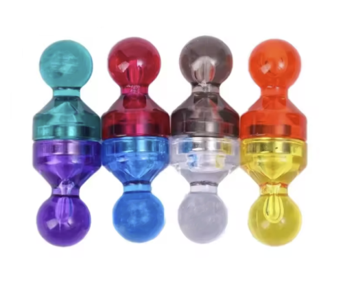 Магнит неодимимовый Пешка для доски Набор 8шт 16х11мм прозрачные  02733 фото 2