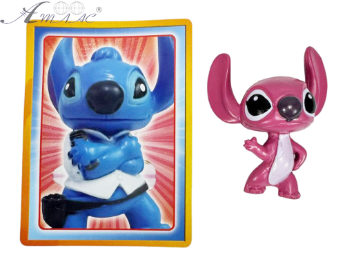 Іграшка Герої Мультфільмів Стич ~5 см рожевий 14051 Іграшка Герої Мультфільмів Стич ~5 см рожевий 14051