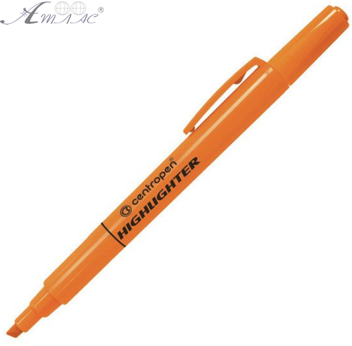 Маркер текстовый Centropen Ergo Оранжевый 8722  