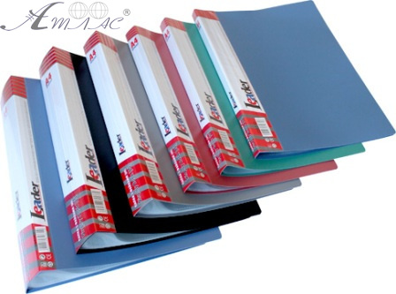 Папка с файлами на 20 файлов Leader Display А4 mix 254510 Папка с файлами на 20 файлов Leader Display А4 mix 254510