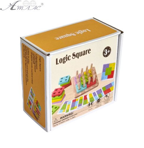 Игрушка Деревянная Логический Квадрат С15051