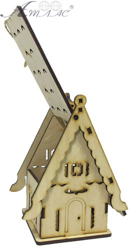 Будинок № 3 Скринька з відкидним дахом 11 х 9 х 17 см AS-4241, F-0105 фото 2 Будинок № 3 Скринька з відкидним дахом 11 х 9 х 17 см AS-4241, F-0105 фото 2