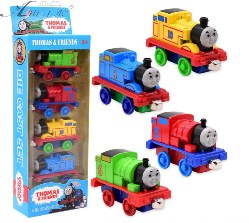 Игрушка Паровозик Томас Набор из 4 штук  Q186-99D