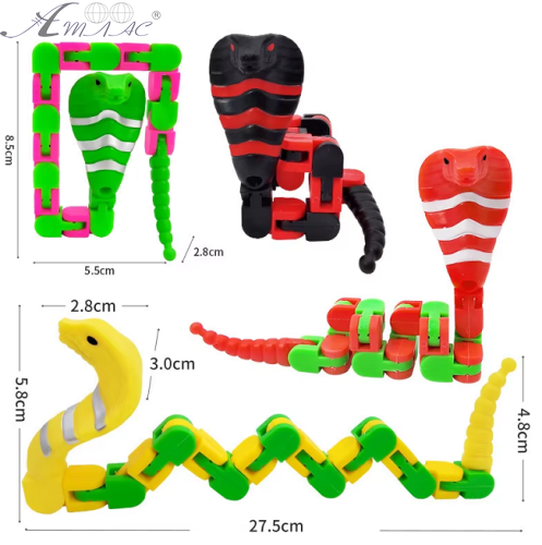 Іграшка Антистрес Змія 27см пластик  А746 фото 2