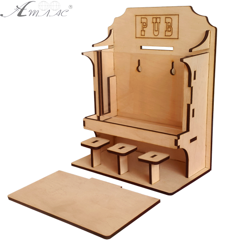 Годівничка № 8 Барна стійка 16.3 х 9 х 20 см AS-4300 фото 3