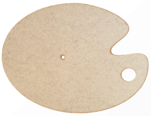 Основа для часов из МДФ № 11 Палитра 41,5 x 30 см AS-6511, М-2011