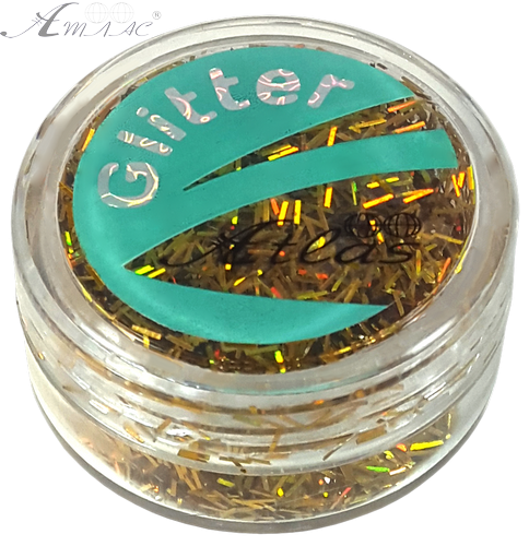 Блестки (Глиттер) большие полоски Атлас 2 гр - Золотые AS-2490 Блестки (Глиттер) большие полоски Атлас 2 гр - Золотые AS-2490