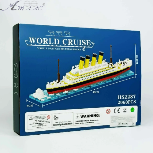 Конструктор Корабель Титанік 2060 деталей 49см  2287 фото 2