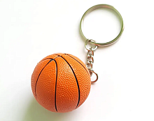 Брелок Мяч баскетбольный мягкий плавающий 4 см  15670      