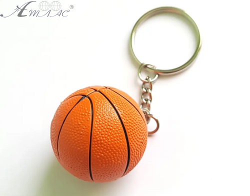 Брелок М'яч баскетбольний м'який плаваючий 4 см 15670 Брелок М'яч баскетбольний м'який плаваючий 4 см 15670
