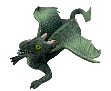 Игрушка Силиконовая тянучка Дракон маленький Зеленый 12 см  13065