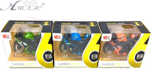 Іграшка Мотоцикл 11 см звук світло у коробці  MY66-M1214 фото 3