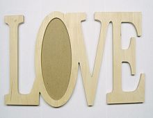 Дерев'яна Фоторамка "Love" для 1-ої фото 0395