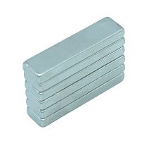 Магнит неодимимовый для доски 1шт 38 х 9 х 2,6мм сильный  14711