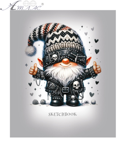 Скетчбук для рисования Bourgeois 148х105 Гном 24 листа  24346