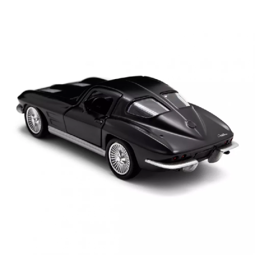 Машинка Techno Drive Chevrolet Corvette Split Window 1963 год черный матовый  250411U фото 2