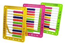 Рахунки дитячі з ніжкою, пластикові 15,5 х 22 см 02689