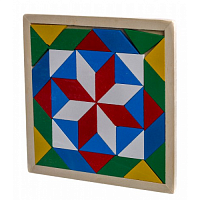 Іграшка Дерев'яна Рамка-вкладиш геометричні фігури 5508