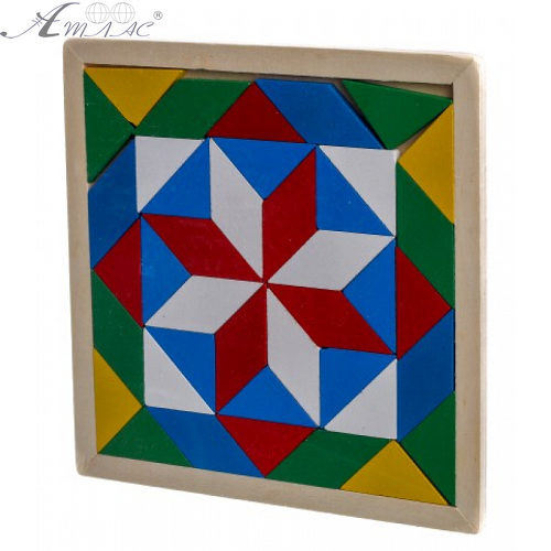 Игрушка Деревянная Рамка-вкладыш геометрические фигуры 5508