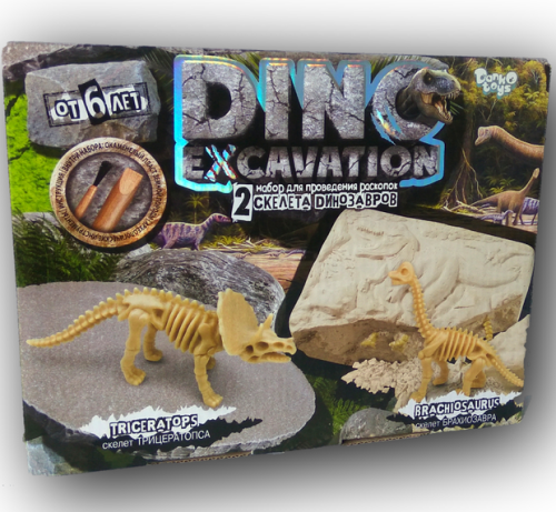 Игрушки Раскопки динозавров Dino Excavation Danko Toys  DEX-01-04
