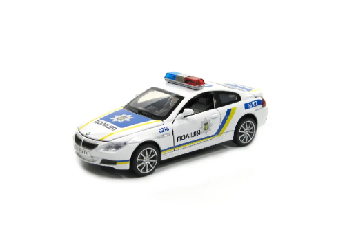 Машинка Автоэксперт Поліція BMW 15см двери свет звук  7777 